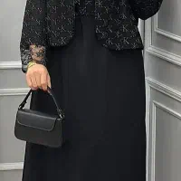 لباس زنانه مجلسی مدل فرنگیس پوشاک شیکان ویژه محرم