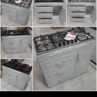 سینک هود ،اجاق گاز مدل کابینت دار کد845fernish