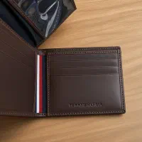کیف پول چرمی اورجینال Tommy Hilfiger قهوهای|کیف، کفش، کمربند|تهران, قیطریه|دیوار