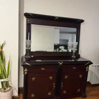 کنسول چوبی با آیینه