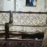مبل هفت نفره استیل چوبی کنده کاری|مبلمان خانگی و میز عسلی|تهران, آذربایجان|دیوار