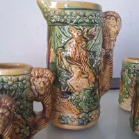 پارچ لیوان قدیمی|کلکسیون اشیاء عتیقه|محمدیه-قزوین, |دیوار