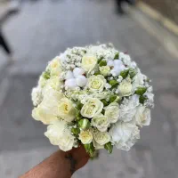 دسته گل عروس مصنوعی لاله،شیپوری،پیونی و..