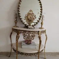 آینه شمعدان جنس برنجی