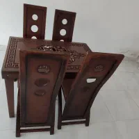 یک عدد بوفه بدون وسایل ونیز غذاخوری کارکرده4نفره