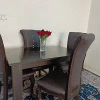 میز ناهار خوری چهارنفره|میز و صندلی غذاخوری|اهواز, کوی جواهری|دیوار