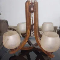 لوستر چوبی