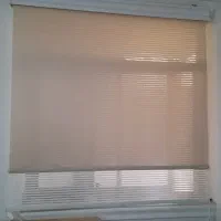 پرده زبرا دومکانیزه  و ساده گلدار
