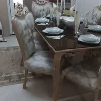 سرویس مبلمان ۷ نفره سلطنتی با میز ناهارخوری ۶ نفره|مبلمان خانگی و میز عسلی|تهران, ائمه اطهار|دیوار