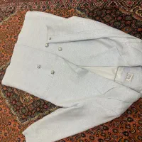 مانتو آبی اسمانی