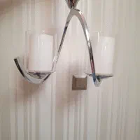 لوستر دوشاخه|لوستر و چراغ آویز|فردیس, داوری|دیوار