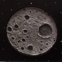 تابلو بوم با طرح ماه