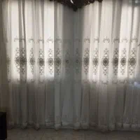 پرده پذیرایی همراه با والان  و پرده اشپزخانه