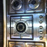 گاز صفحه‌ای توکار تمام استیل