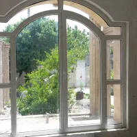 پنجره دوجداره upvc ترمال بریک درب شیشه ای کل کرج