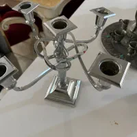جا شمعی استیل ۵ ساخه