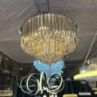 لوستر مربع کلیپس|لوستر و چراغ آویز|گرگان, |دیوار