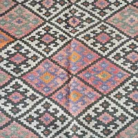 گلیم فرش دستباف|گلیم، جاجیم، گبه|کرمان, |دیوار