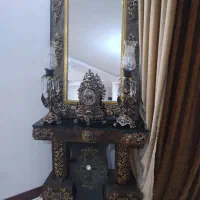 آینه و شمعدان وساعت