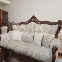 مبلمان استیل ۹ نفره|مبلمان خانگی و میز عسلی|سرخه حصار, |دیوار