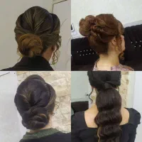میکاپ و شنیون و رنگ مو و اصلاح درمنزل مشتری|خدمات آرایشگری و زیبایی|قم, الغدیر|دیوار