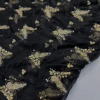 حریر سوزن دوزی طرح پروانه ای رسید|لباس|یاسوج, |دیوار