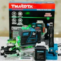 تراز لیزری 4بعدی سه لاین متحرک باتری بزرگ ماکوتا