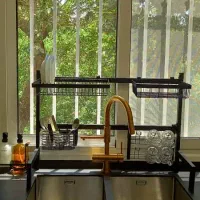 آبچکان روی سینک تمام استیل جاظرفی استندرنگ کوره ای|آب‌چکان و نظم‌دهنده ظروف|تهران, حسن‌آباد|دیوار