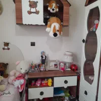 سرویس کامل چوب بچگانه|تخت و سرویس خواب|تهران, کیانشهر|دیوار