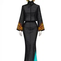 طراح لباس و پارچه دورکاری