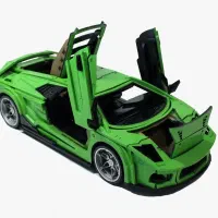 پازل 3Dلامبورگنی گالاردو با ست کامل رنگ آمیزی