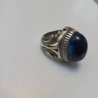 انگشتر نقره یاقوت