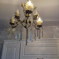 ۴ عدد لوستر کاملا برنز