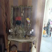 فروش آیینه و شمعدان برنزی