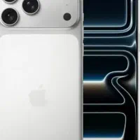 آیفون ۱۷ پرومکس نقره ای ۲۵۶ zaa باطری ۱۰۰ سایکل ۵