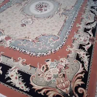 فرش ۹متری ۲عدد تمام نخ ستاره طلایی|فرش|جهرم, |دیوار