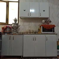 ۶ عدد کابینت فلزی ورق زخیم در حد نو با هود سالم