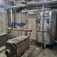 تاسیسات موتورخانه لوله کشی و نصب پمپ آب