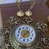 ساعت و دو عدد مجسمه|ساعت دیواری و تزئینی|میاندوآب, |دیوار