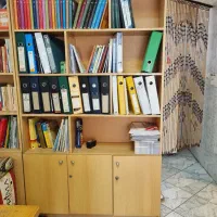کتابخانه چوبی و میز تحریر|کتابخانه، شلف، قفسه‌های دیواری|تهران, ونک|دیوار