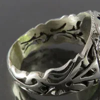 انگشتر زبرجد آفریقایی دست ساز با مخارج کاری برلیان|جواهرات|تهران, وردآورد|دیوار