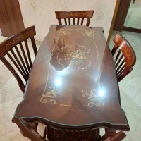 میز ناهار خوری چهار نفره بسیار تمیز و نو سایز|میز و صندلی غذاخوری|تهران, هروی|دیوار
