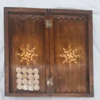 تخته نرد منبت - کنده کاری