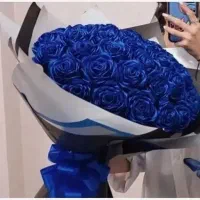 دسته و باکس گل ربانی
