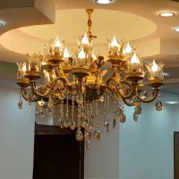 لوستر به قیمت تولیدی|لوستر و چراغ آویز|رشت, سعدی (تختی)|دیوار