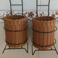 انواع سبد حصیری پلاستیکی