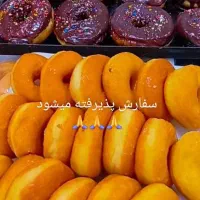 دونات خانگی.شکلاتی و ساده