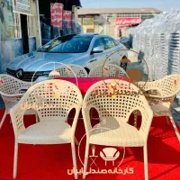 میز و صندلی پلاستیکی طرح سجاد