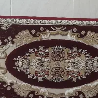 یک جفت فرش قهوای و ۶ عدد پشتی|فرش|دشت ذهاب, |دیوار