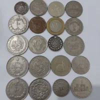 سکه احمدشاه قاجار و پهلوی و جمهوری